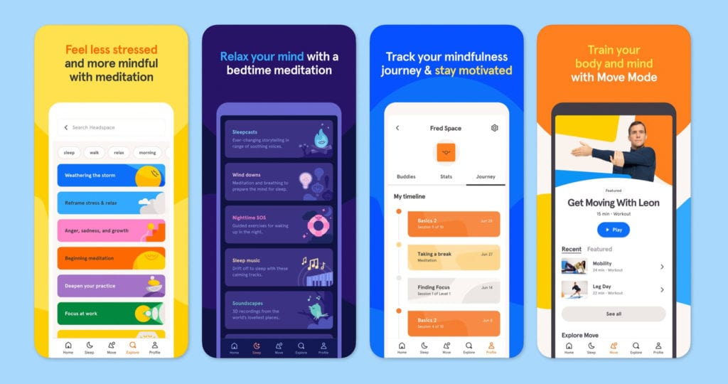 Headspace – Ứng dụng sức khỏe tâm thần hàng đầu trong smartphone của bạn 